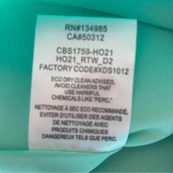 NEW For Love & Lemons Marie Asymmetrical Satin Aqua Side Slit Mini Skirt Size XS - Picture 15 of 15